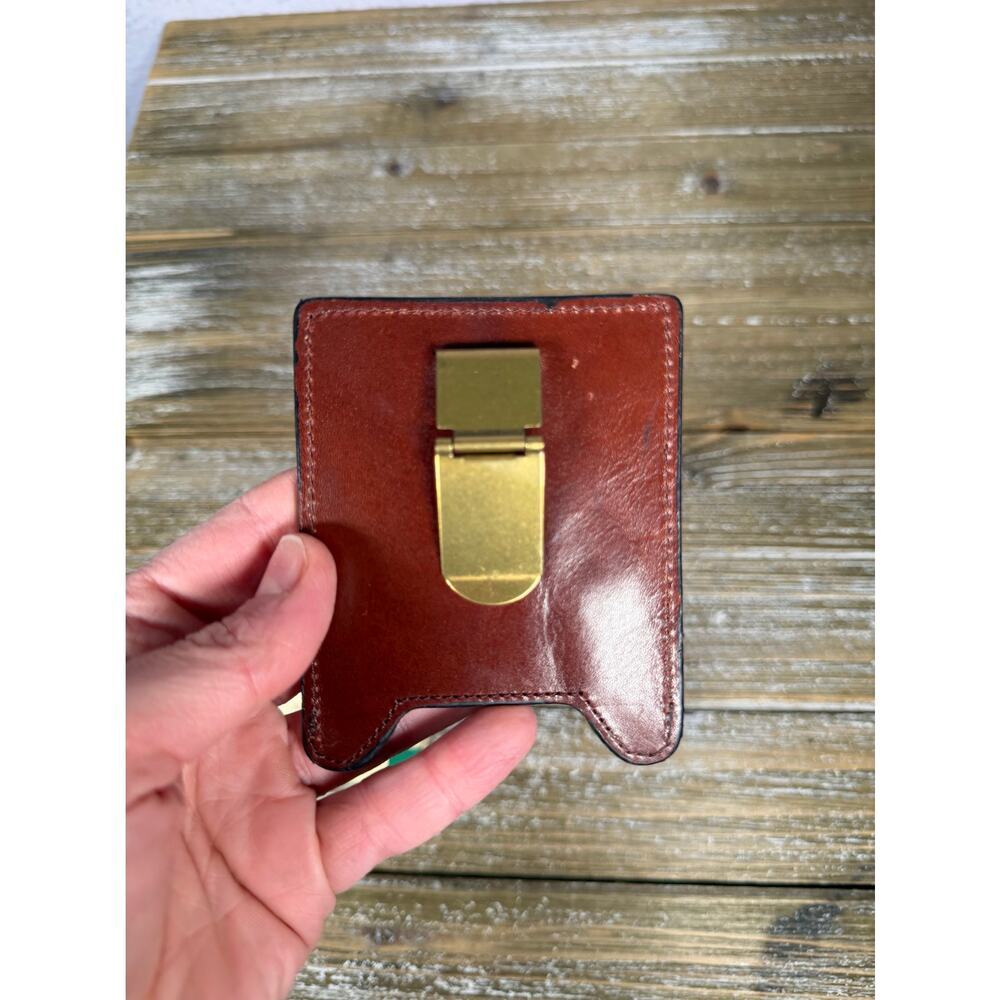 Relic Golf Classic‎ Leather Money Clip Wallet Vintage Aesthetic Old Money Brown - Picture 2 of 5